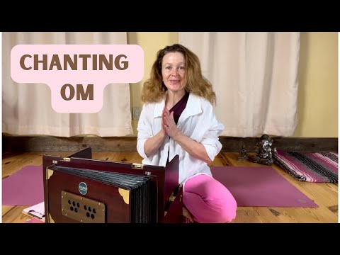 Chanting OM with Harmonium