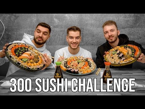 300 SUSHI CHALLENGE with THEO ZECIU & IONUT DIMA