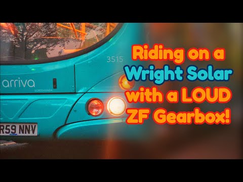 LOUD and AMAZING ZF Gearbox on a Wright Solar in 2023! - 321 from Luton to St Albans