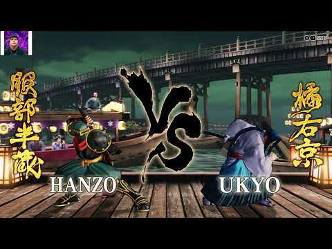 Samurai shodown Hanzo Hattori versus Ukyo tachibana
