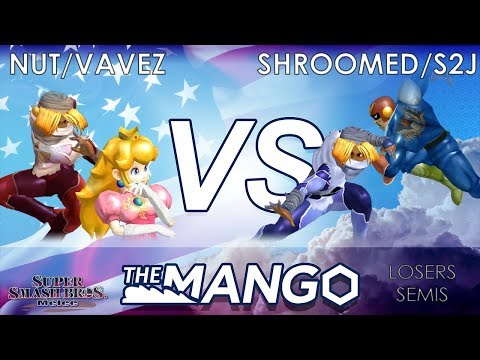 The Mango - Vavez / Nut  (Red) VS Shroomed / S2J (Blue) - SSBM Losers Semis