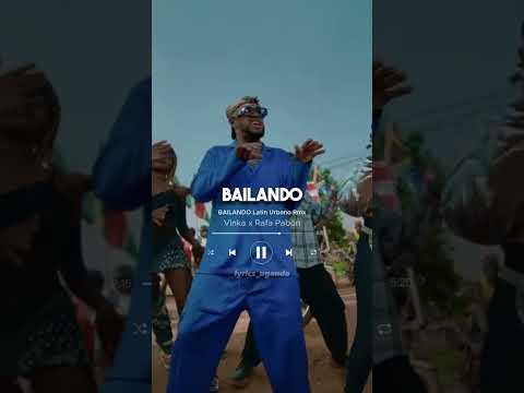 Bailando - (Latin Urbano Remix) Vinka, Rafa Pabön  (Lyrics Video)  #lyrics #afrobeats #music
