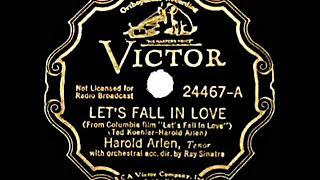 1933 Harold Arlen - Let’s Fall In Love