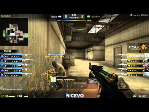 Orbit vs. Infinity (CEVO-P Placement Tournament CS:GO Season 8) - Helium & Launders