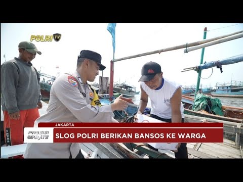 PRESISI UPDATE : SLOG POLRI BAGIKAN BANSOS DI MUARA ANGKE
