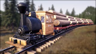 Building a Train Empire in the NEW First Person Sa