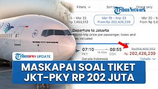 Viral Tiket Pesawat Jakarta-Palangkaraya Rp 202 Juta di Momen Mudik, Garuda Indonesia Buka Suara