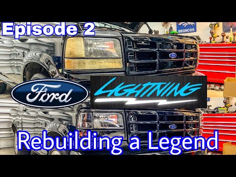 1993-1995 Ford Lightning Rebuilding A Legend. How to install headlights on 1992-97 Ford F150, F250