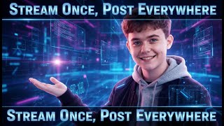 Stream Once  Post All Week  Multi Stream to Shorts with OBS & AI