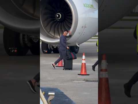 CR7 lands in the USA 🇺🇸🐐🔥