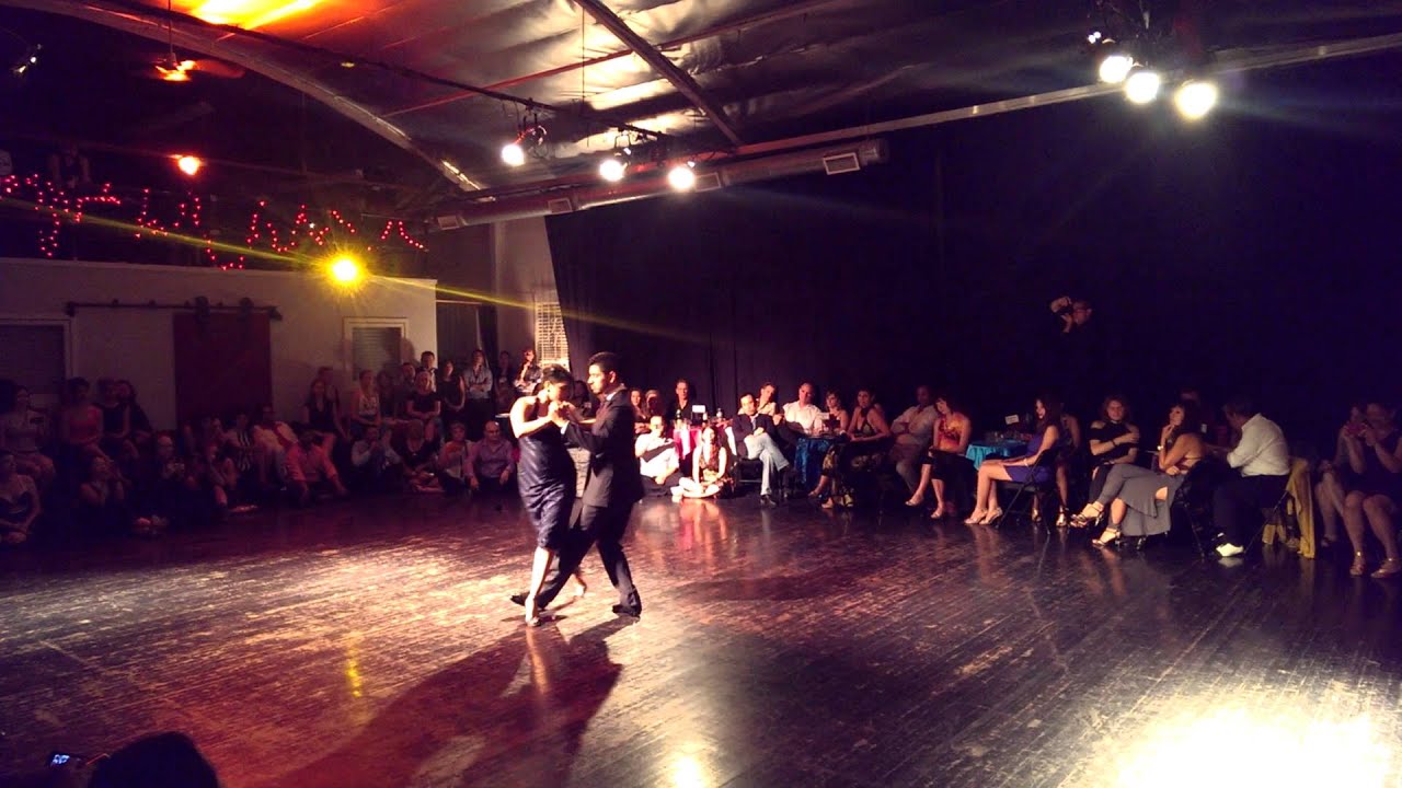 Sebastian Jimenez & Maria Ines Bogado perform at Milonga Querida 8/1/2014