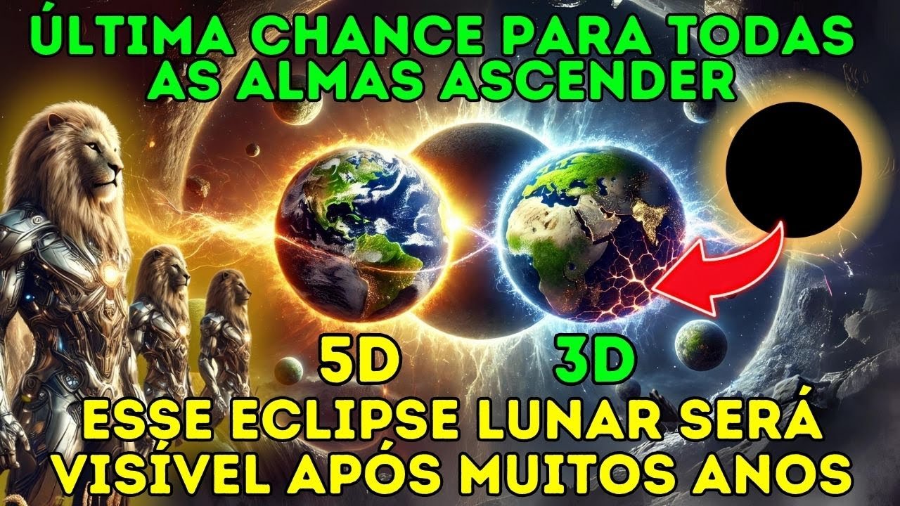 LEÕES DE SÍRIUS AVISAM: As almas em ascensão estão prestes a serem ativadas no dia do Eclipse Lunar