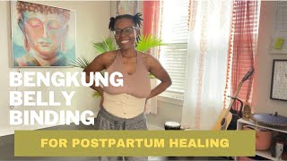 Bengkung Belly Binding for Postpartum Healing: HOW TO WRAP YOURSELF