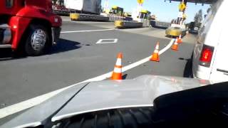 preview picture of video 'benicia bridge toll crossing ( Martinez , ca)'