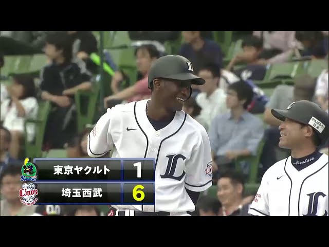 3回裏 ライオンズ・アブレイユ 2打席連続タイムリーヒット!!  2014/5/24 L-S