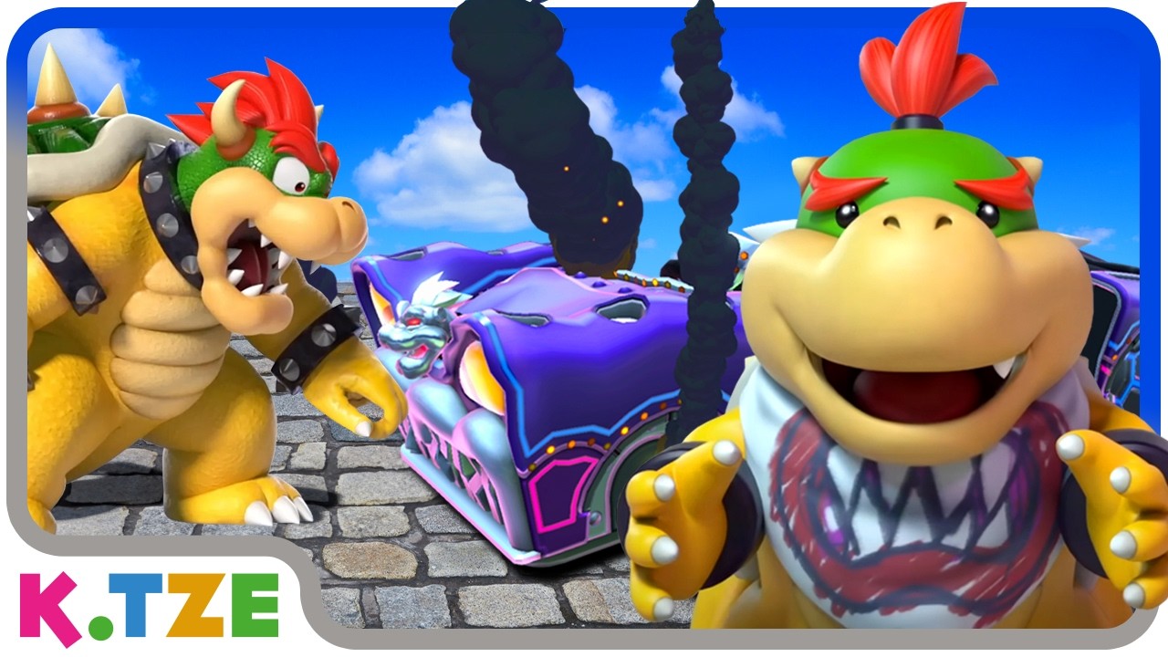 Car Broken. Lie to Dad? 🚗😥 Super Mario Odyssey Story