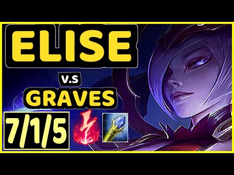 GILIUS (ELISE) vs GRAVES - 7/1/5 KDA JUNGLE CHALLENGER GAMEPLAY - EUW