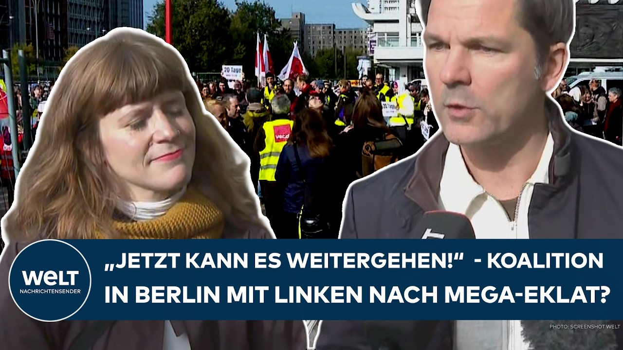 BERLIN: "Jetzt kann es weitergehen!" - SPD, Linke und Grüne setzten Sondierungen fort! Nach Skandal!