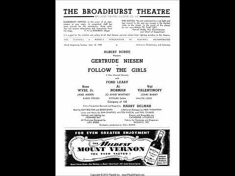 Twelve O'Clock And All Is Well  (Follow The Girls)