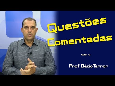 Questões Comentadas - Banca IBFC