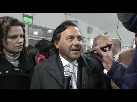 Sáenz acompañó a más de 300 alumnos primarios de La Caldera y Vaqueros en la Muestra de Robótica