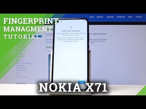 How to Add Fingerprint in NOKIA X71 - Secure Phone by Screen Lock