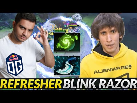 23min Refresher Blink dagger Razor - ATF vs Dendi