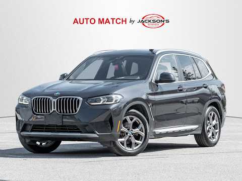 2022 BMW X3 xDrive30i Sports Activity Vehicle in Gray for sale at Jackson's Toyota in Barrie, ON