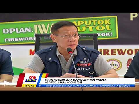 Naputukan ngayong pagsalubong sa bagong taon, bumaba | ONE BALITA