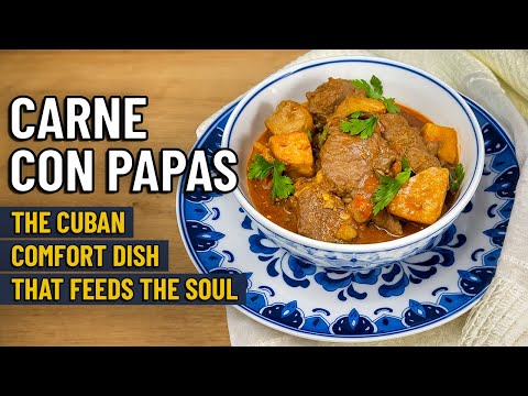 Carne con Papas- One of the most comforting Cuban dishes ever!