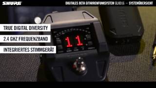 Video thumbnail for Shure GLXD16 digitales Beta Gitarren-Funksystem: Übersicht by Shure DACH