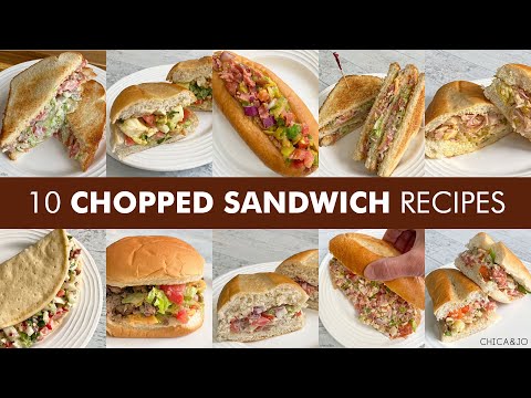 Chopped Italian Sub Sandwich