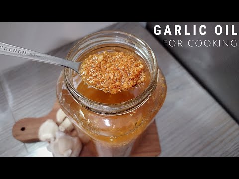 Homemade Garlic Oil Easy To Make | Infused Garlic Oil Recipe