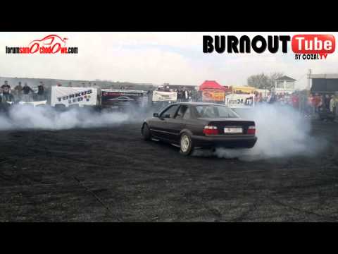 Palenie gumy BMW E36 325 "JANKES" - Majówka z BMW 2013 #14
