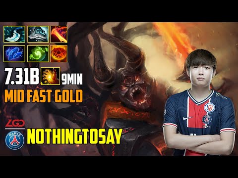 NothingToSay - DOOM MID | 7.31b 9MIN MIDAS FAST GOLD - DOTA 2