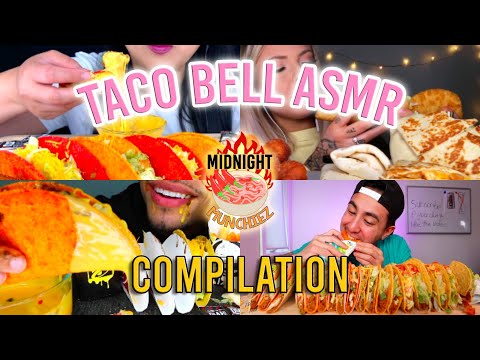TACO BELL ASMR MUKBANG COMPILATION