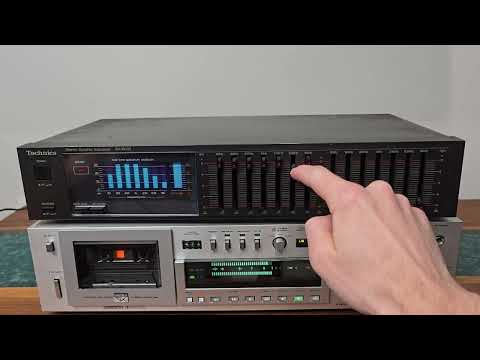 💥 Technics SH-8033 7 Stereo Graphic Equalizer Spectrum Analyzer EQ 💥 image 7