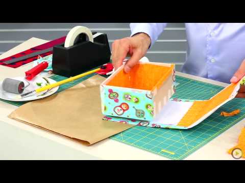 Canal do Artesanato -  Caixa Francesa em Cartonagem