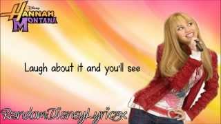 Hannah Montana Life's What You Make It Lyrics On Screen) HD