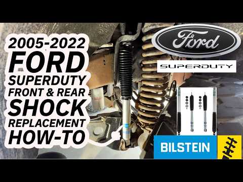 2005-2022 Ford Superduty Front & Rear Shock Replacement How-To