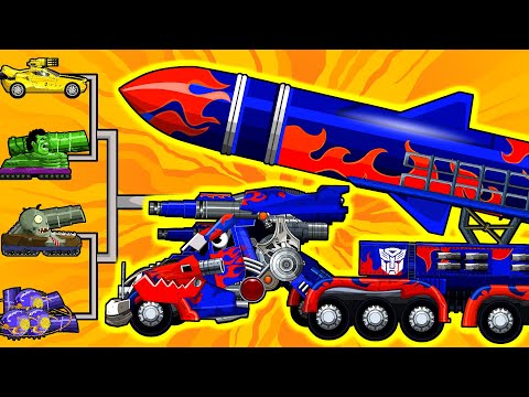 MONSTER TRUCK : Optimus Prime , Bumble Bee , Unicron | Arena Tank Cartoon