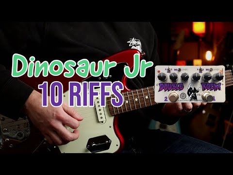 10 Dinosaur Jr Riffs | Zvex Double Rock (Pedal Demo)