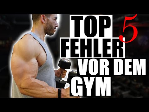 TOP 5 der Dinge, die du VOR dem TRAINING VERMEIDEN solltest!