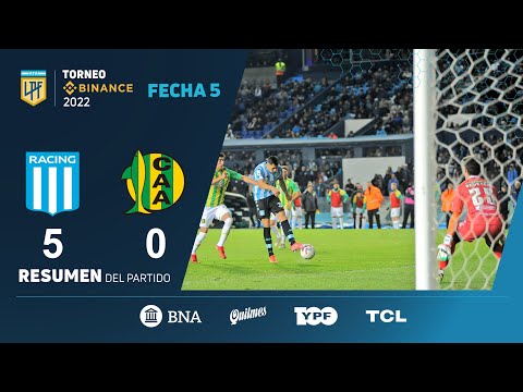 #TorneoBinance | Fecha 5 | resumen de Racing - Aldosivi