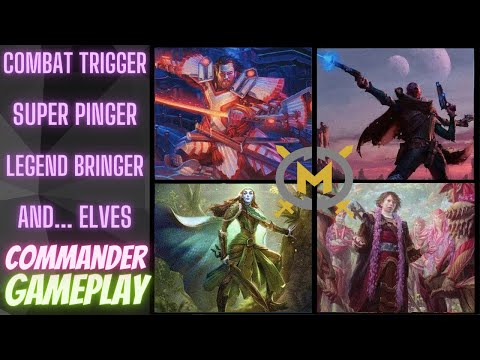 Commander Game - Isshin, Ghyrson, Jodah, Lathril - EDH Format