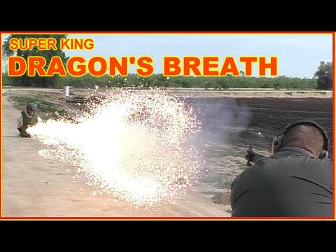 The terrifying "catch everything on fire"  shotgun round