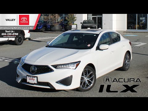 2019 Acura ILX Premium Sedan in White for sale at VALLEY TOYOTA in CHILLIWACK, BC