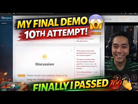 😎Native Camp Final Demo Lesson || FINALLY I PASSED💯😭 AFTER 3 YEARS OF APPLYING|| [2025]🤩#nativecamp