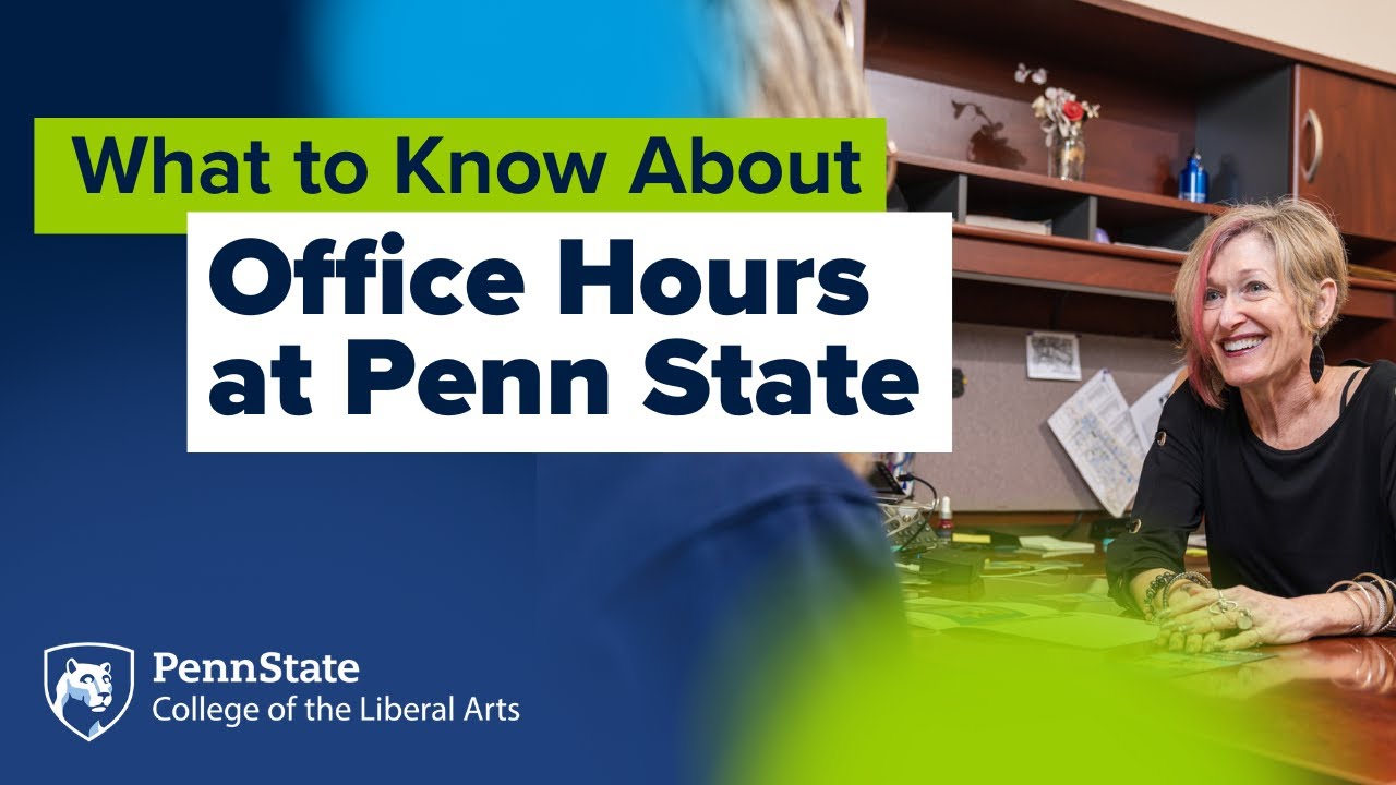 What to Know About Office Hours at Penn State