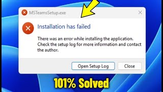 Microsoft Teams Yükleme Sırasında "Installation has failed" Hatası Nas
